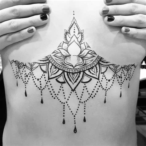 simple under boob tattoos|125 Trendy Underboob Tattoos You’ll Need to See